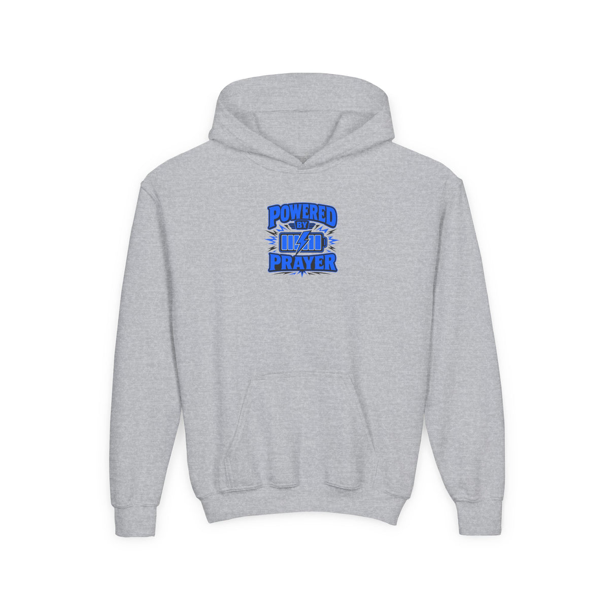 Powered by Prayer Youth Hoodie