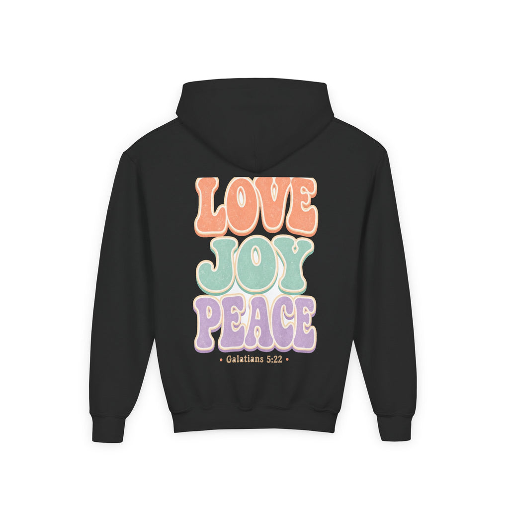 Love Joy Peace Youth Hoodie