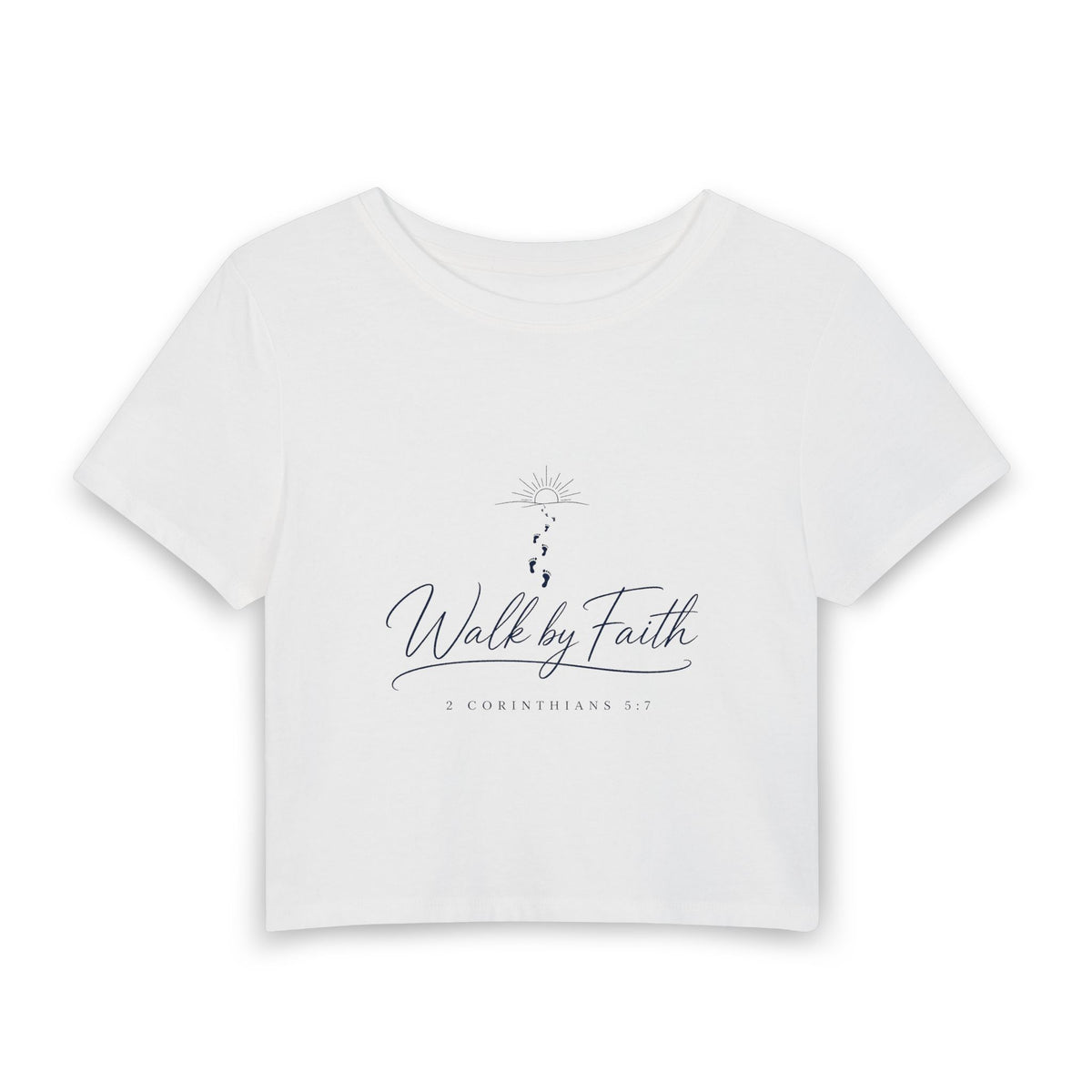 Walk by Faith Baby Tee