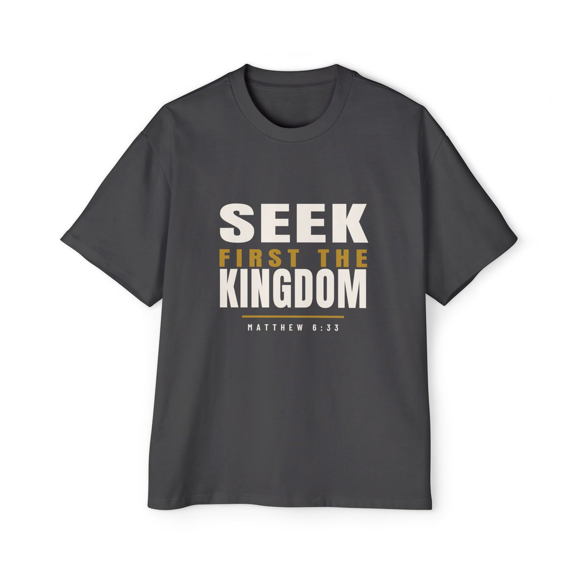 Seek First Block Oversized Tee