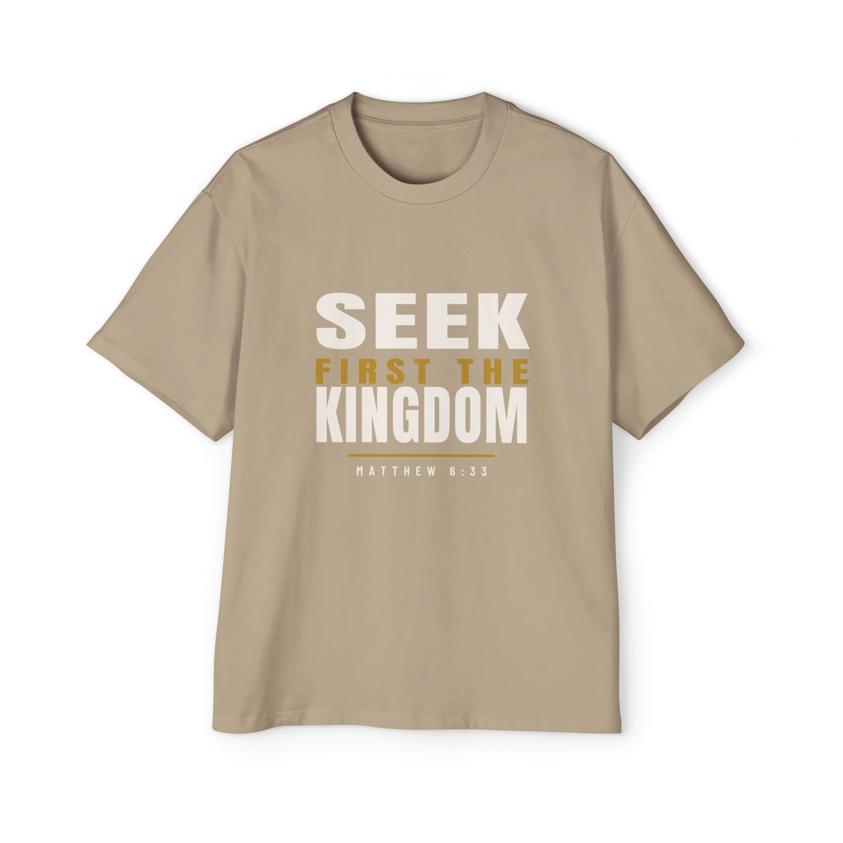 Seek First Block Oversized Tee