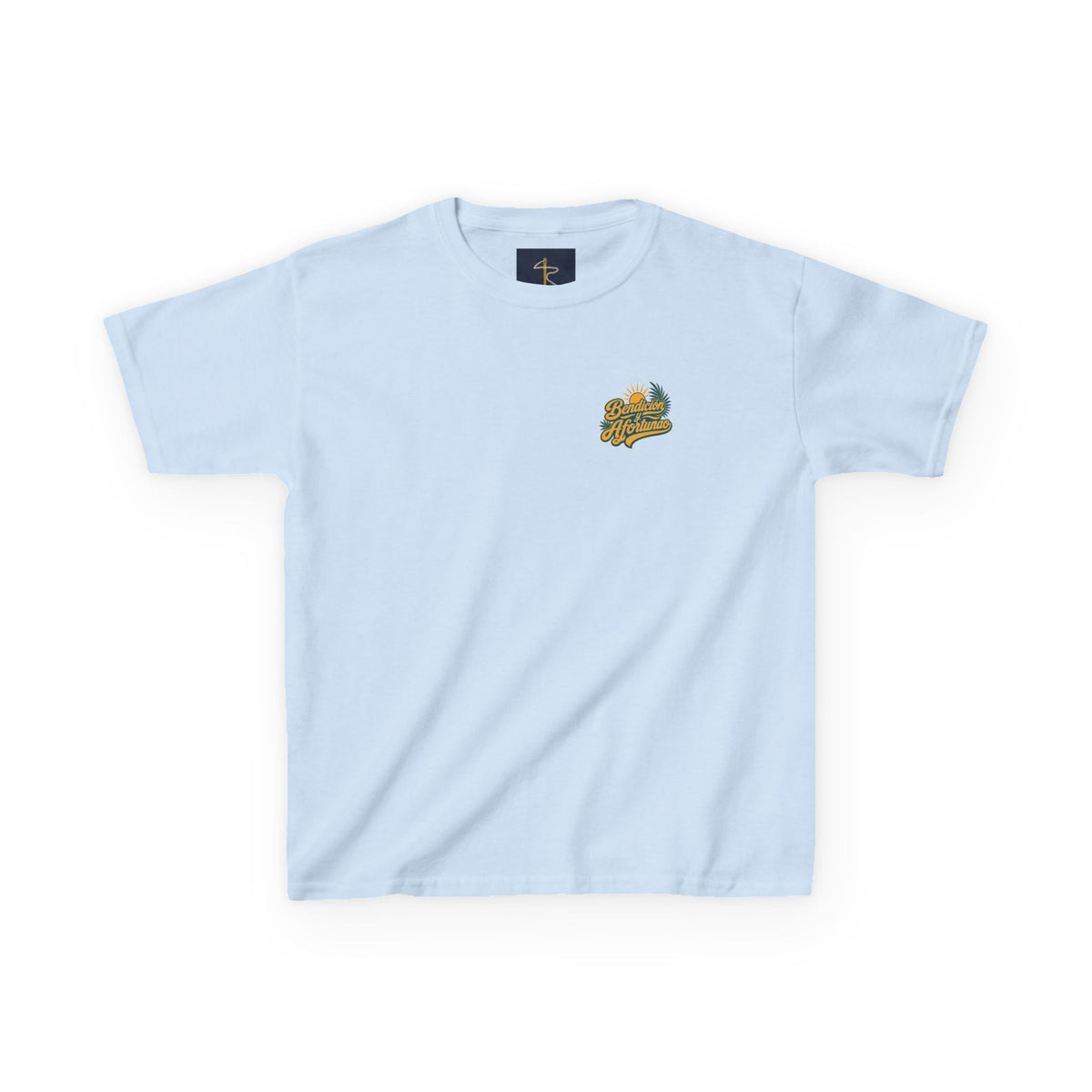 Bendecío y Afortunao Kids Tee