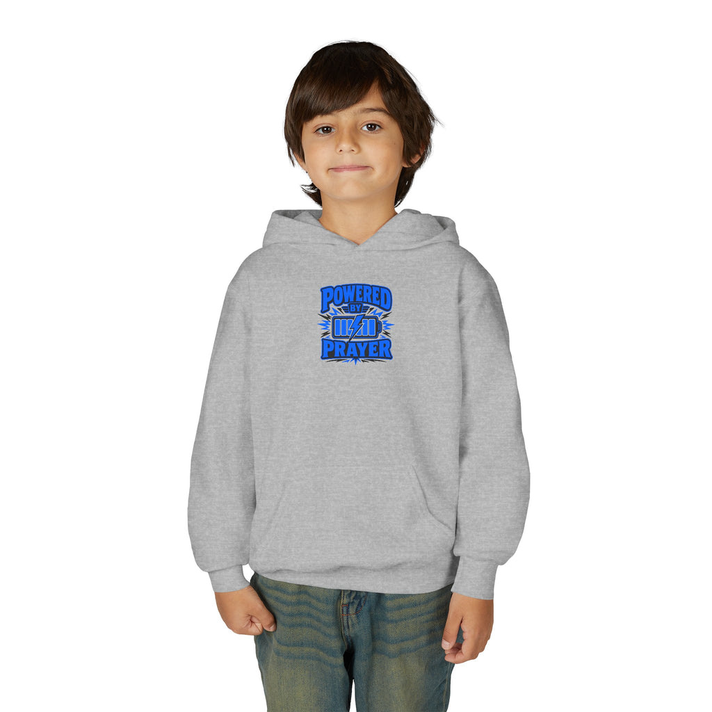 Powered by Prayer Youth Hoodie