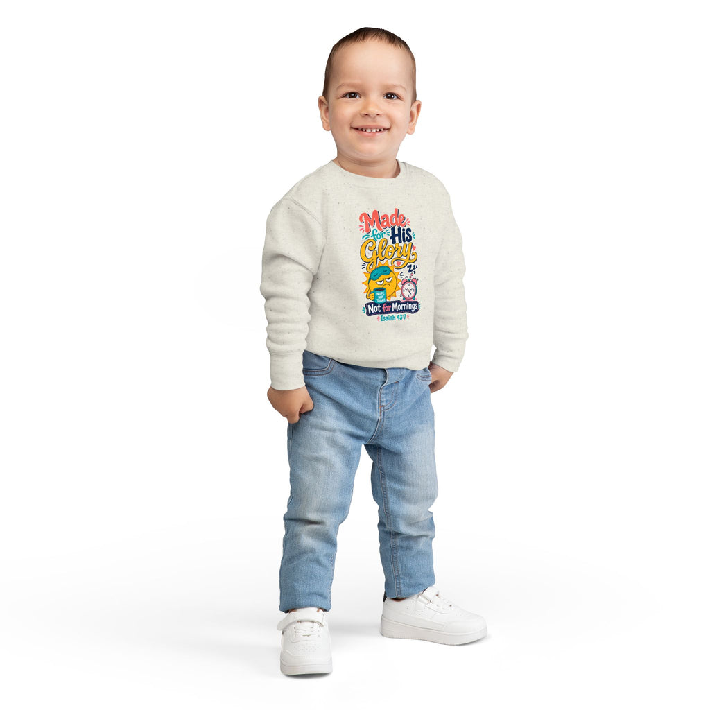 His Glory Toddler Sweatshirt
