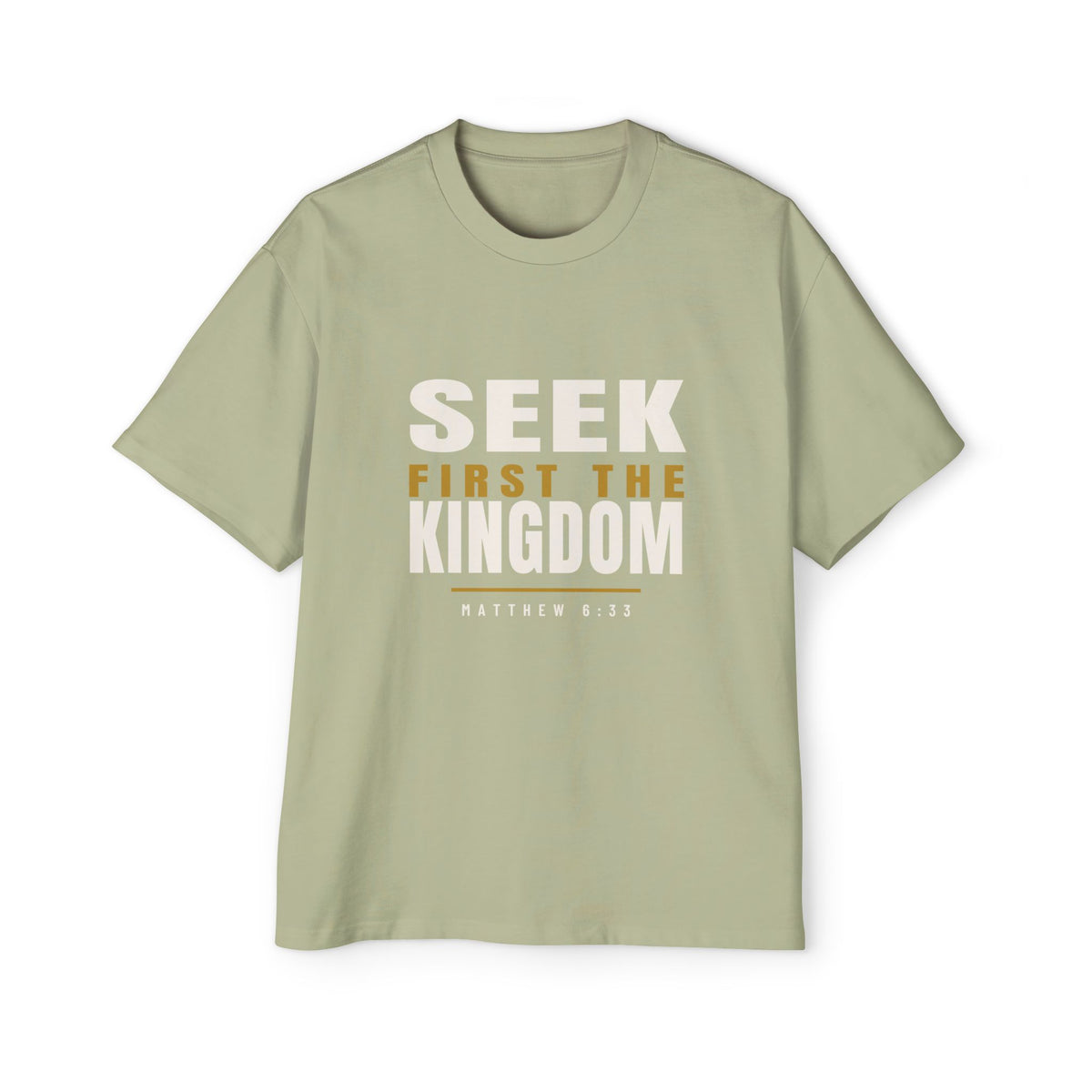 Seek First Block Oversized Tee