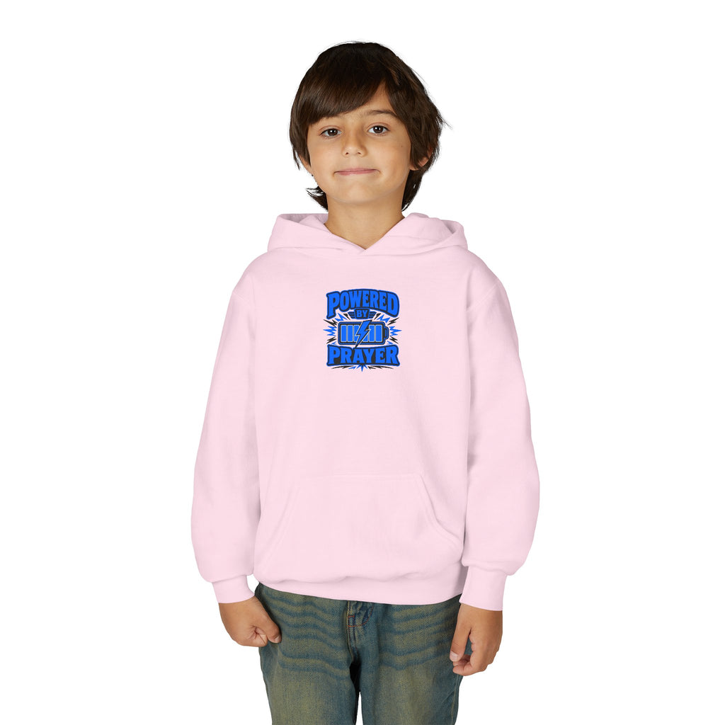 Powered by Prayer Youth Hoodie
