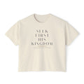 Seek First His Kingdom Women's Boxy Tee