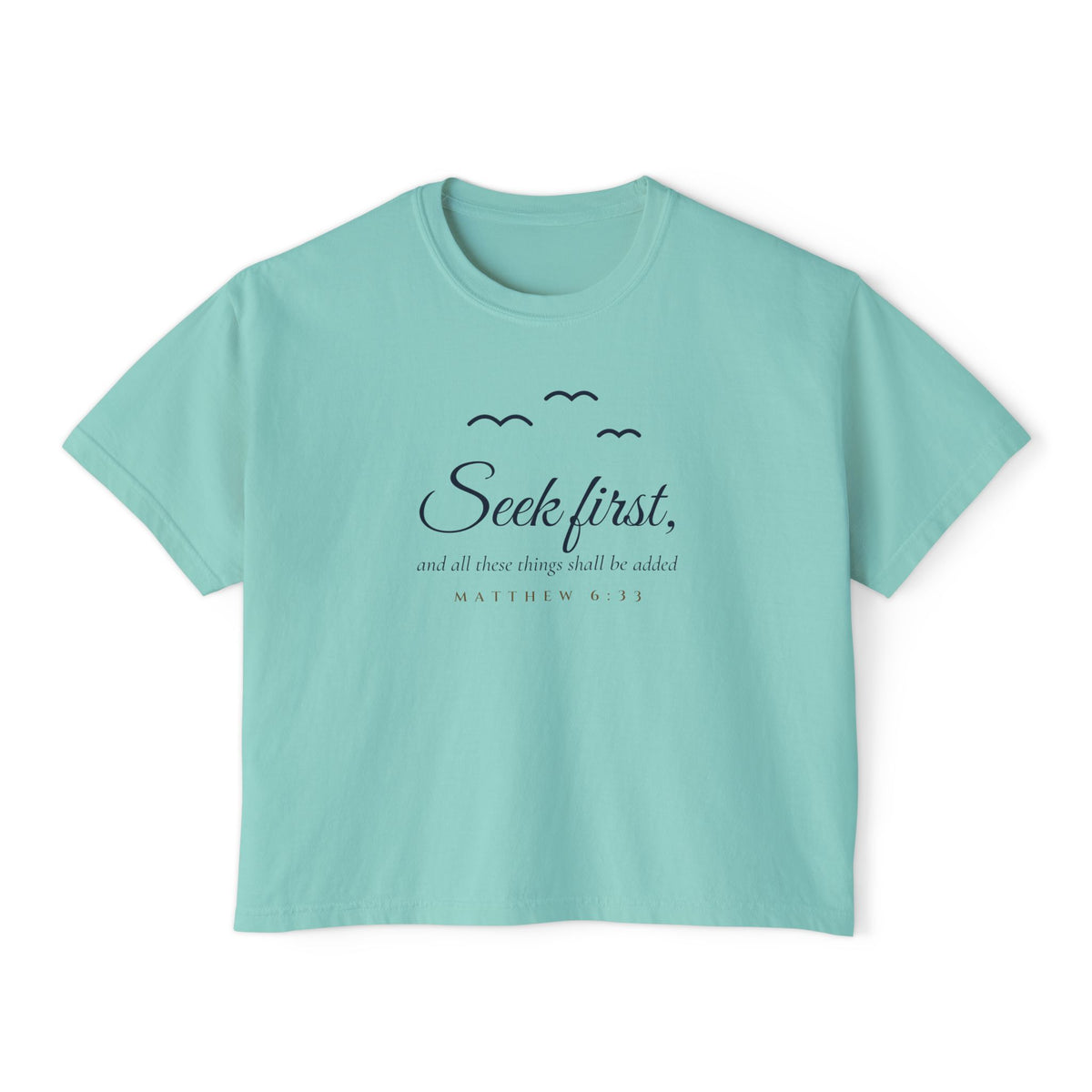Birds of the Air Crop Tee