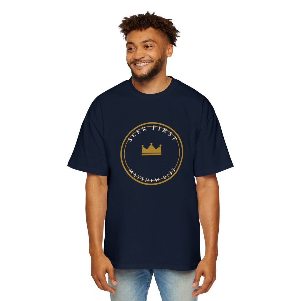 Seek First Crest Oversized Tee