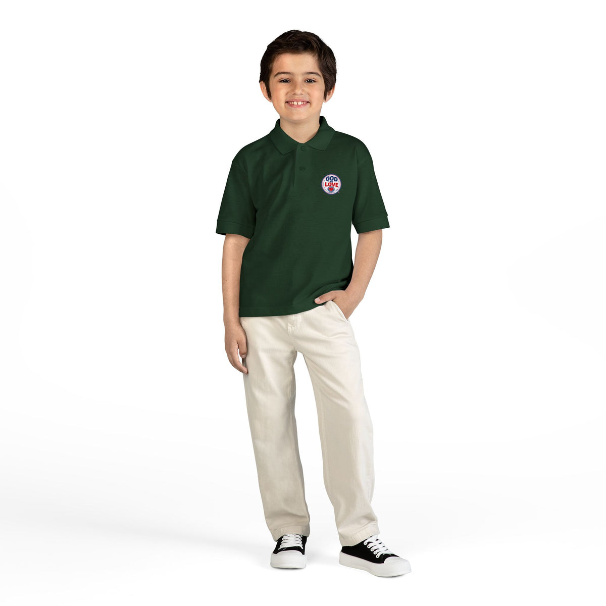 God Is Love Youth Polo