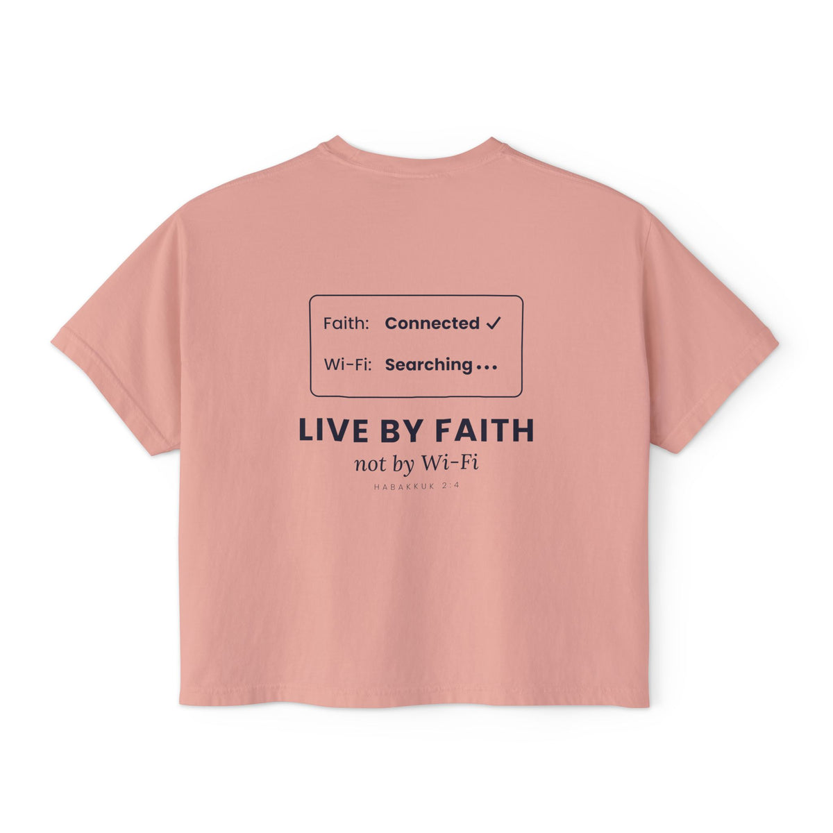 Live by Faith Crop Tee