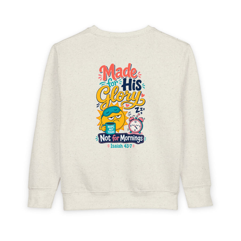 His Glory Toddler Sweatshirt