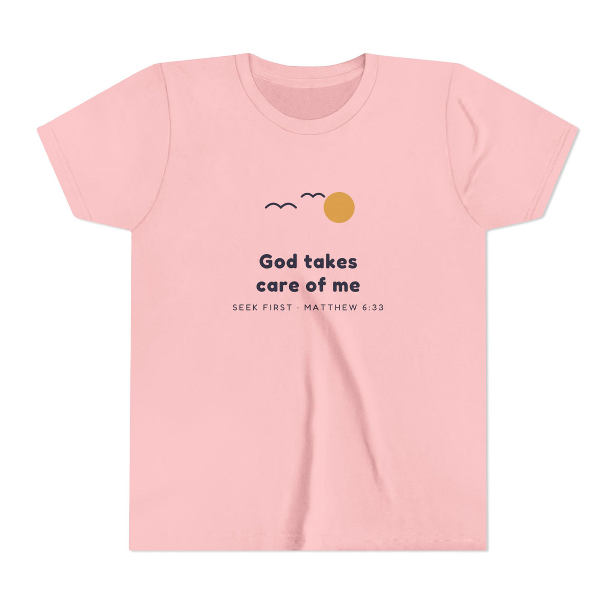 God Takes Care of Me Youth Tee