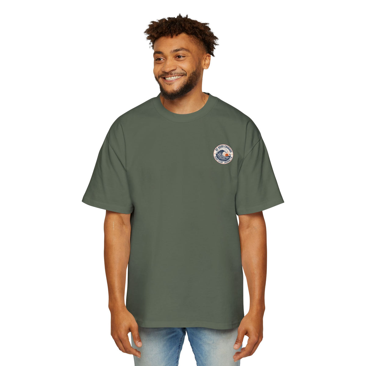 Of Good Courage Surf Club Oversized Tee