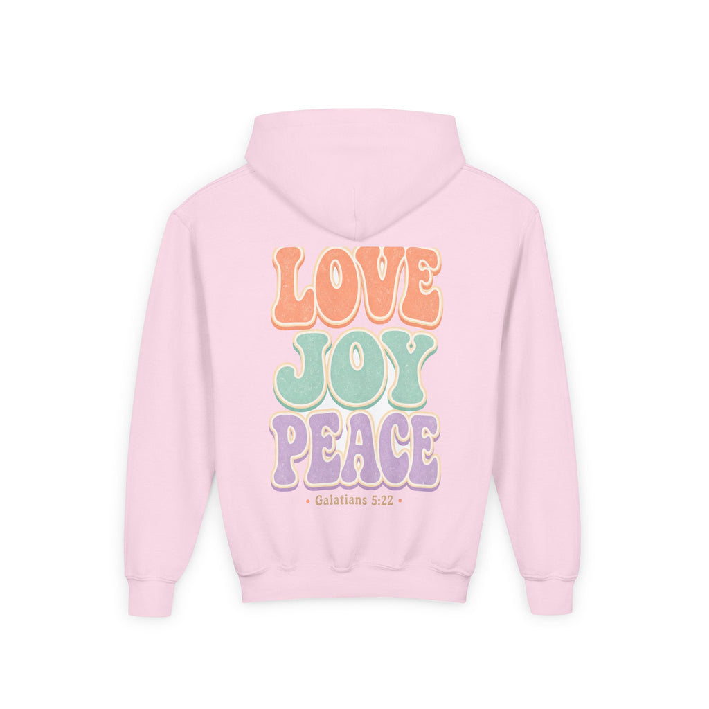 Love Joy Peace Youth Hoodie