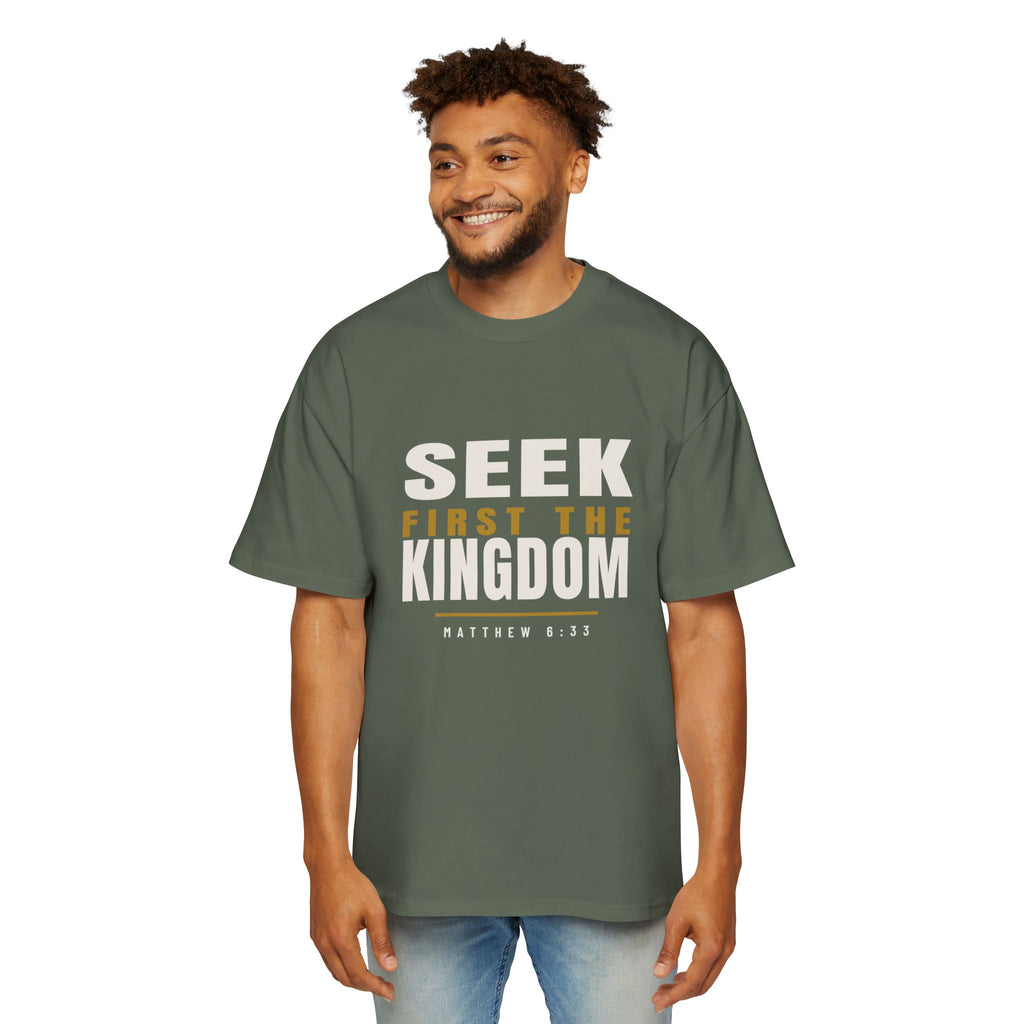 Seek First Block Oversized Tee