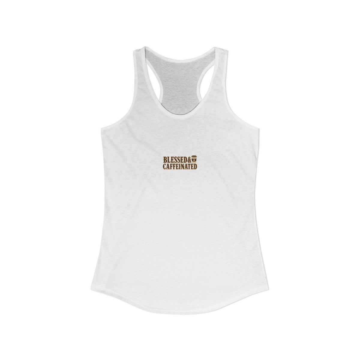 Blessed & Caffeinated Racerback Tank
