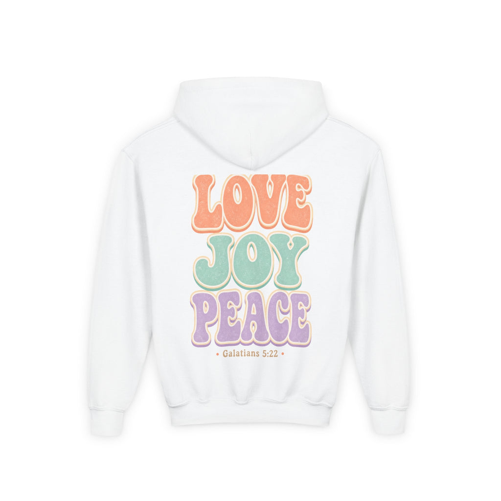 Love Joy Peace Youth Hoodie