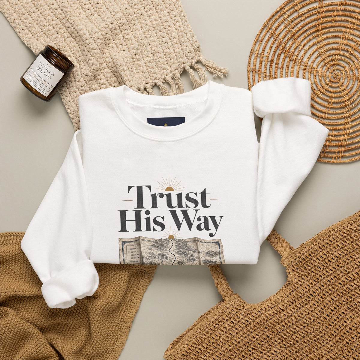 Trust His Way Crewneck