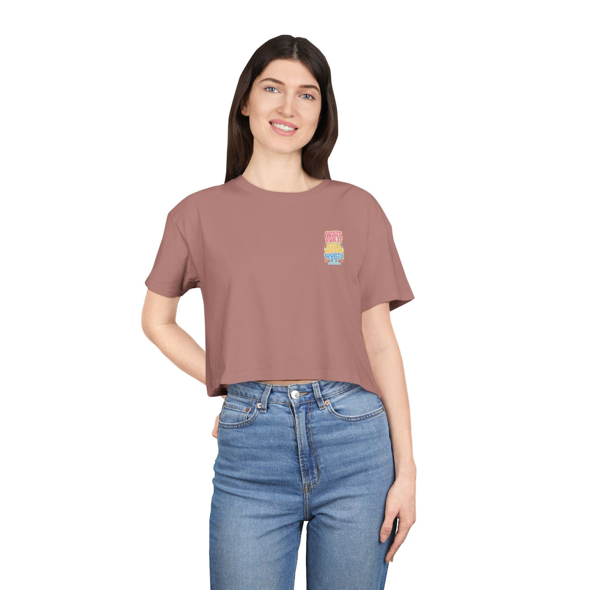 Wait For It Crop Tee