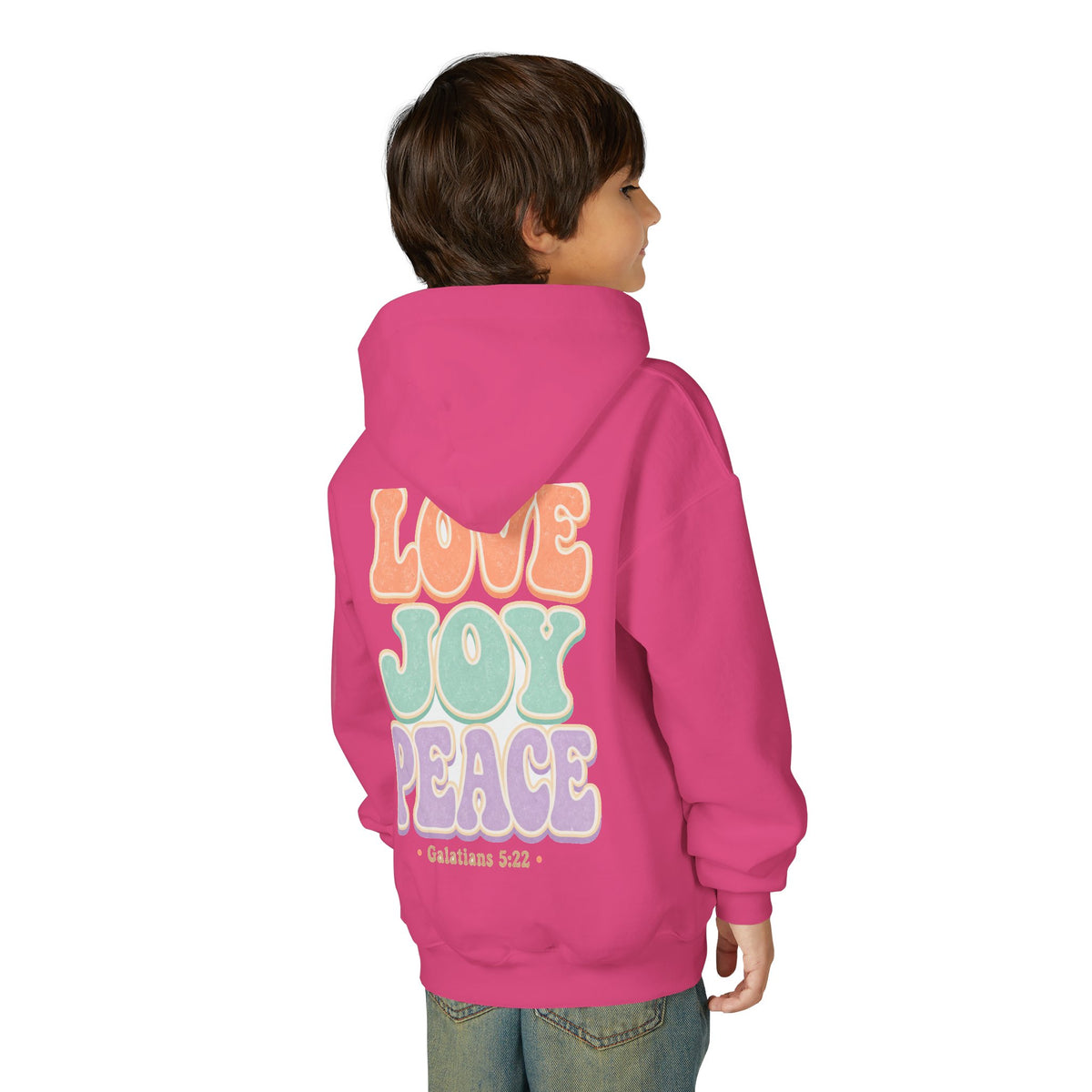 Love Joy Peace Youth Hoodie