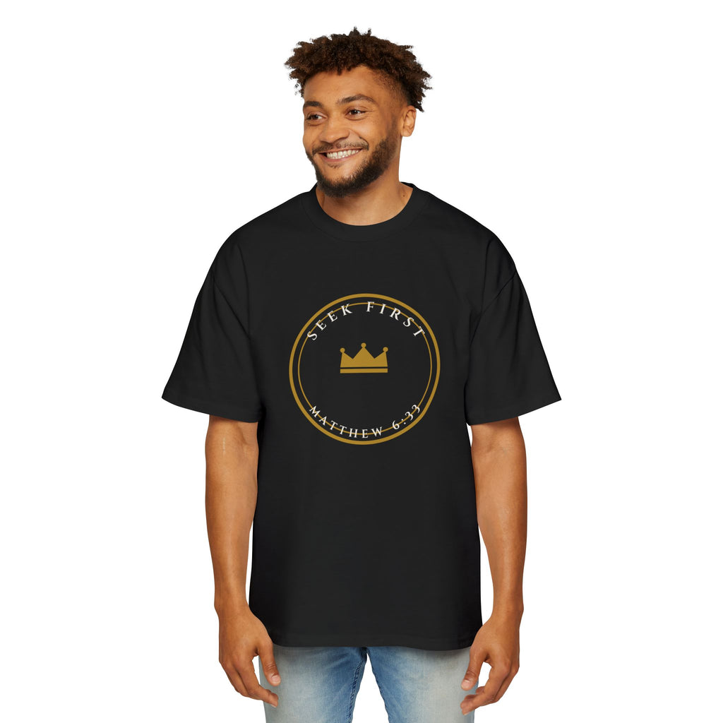 Seek First Crest Oversized Tee