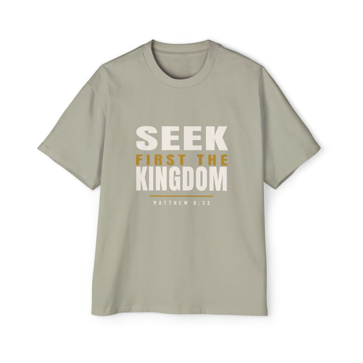 Seek First Block Oversized Tee