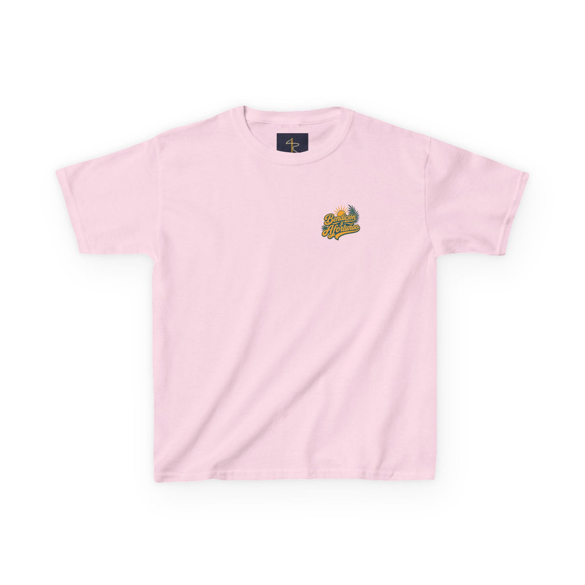 Bendecío y Afortunao Kids Tee