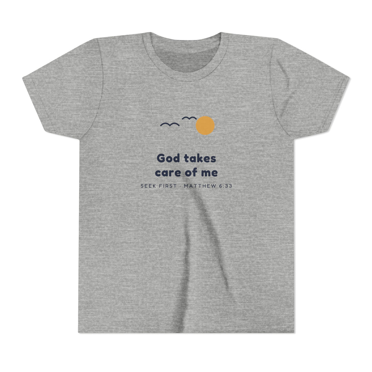God Takes Care of Me Youth Tee