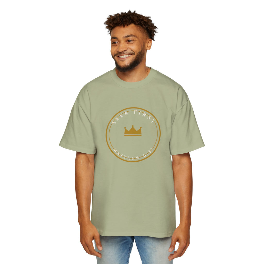 Seek First Crest Oversized Tee