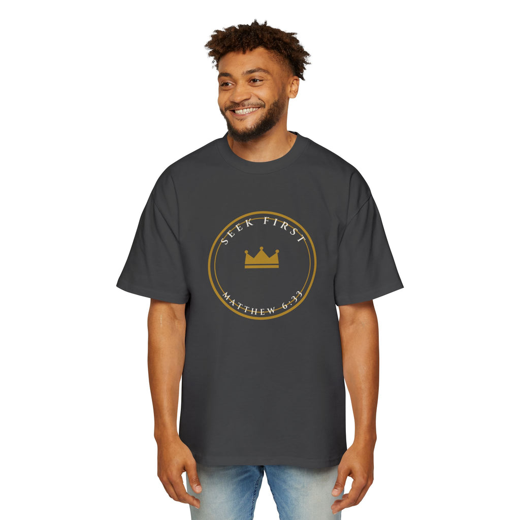 Seek First Crest Oversized Tee